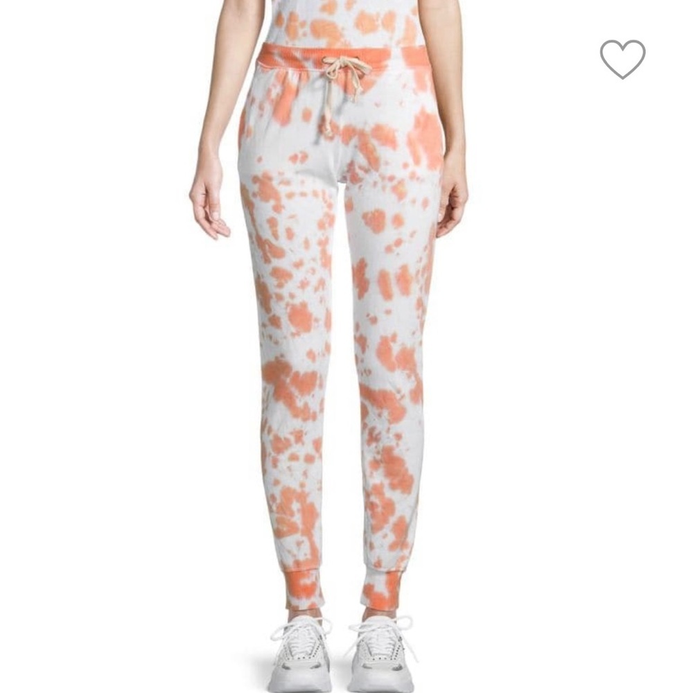 NWT THEO & SPENCE TIE-DYED JOGGERS WITH SIDE SLIP POCKETS SIZE SMALL